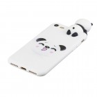 Apple iPhone 7 (iPhone 8, SE 2020) „Squezy“ Panda kieto silikono TPU baltas dėklas - nugarėlė