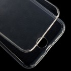 Apple iPhone 7 (iPhone 8) skaidrus (permatomas) dvigubas kieto silikono TPU ploniausias pasaulyje dėklas