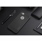 Apple iPhone 7 (iPhone 8) „IPAKY FASHION“ kieto silikono TPU juodas dėklas - nugarėlė