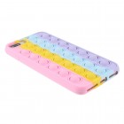 Apple iPhone 6 Plus (6s Plus, 7 Plus, 8 Plus) „Popit“ Bubble minšto silikono TPU rožinis dėklas - nugarėlė