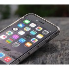 Apple iPhone 7 (iPhone 8) Rock Fence kieto silikono TPU skaidrus permatomas pilkas dėklas