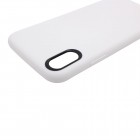 Apple iPhone X (iPhone Xs) kieto silikono TPU baltas dėklas - nugarėlė
