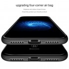 Apple iPhone X (iPhone Xs) „Baseus“ Armor Case TPU silikoninis skaidrus permatomas dėklas su juodu rėmeliu