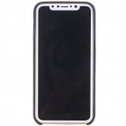 Slim Leather Apple iPhone X (iPhone Xs) juodas odinis dėklas - nugarėlė