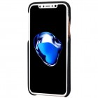 „Lenuo“ Soft Slim serijos Apple iPhone X (iPhone Xs) juodas odinis dėklas - nugarėlė