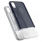 „Spigen“ Classic C1 sustiprintos apsaugos Apple iPhone 6 (6s) pilkas kieto silikono (TPU) ir plastiko dėklas
