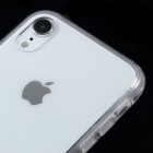 Apple iPhone Xr skaidrus (permatomas) dvigubas kieto silikono TPU ploniausias pasaulyje dėklas