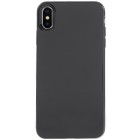 Apple iPhone Xs Max kieto silikono TPU juodas dėklas - nugarėlė 