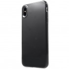 Apple iPhone Xs Max kieto silikono TPU juodas dėklas - nugarėlė 