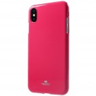 Apple iPhone Xs Max Mercury tamsiai rožinis kieto silikono TPU dėklas - nugarėlė