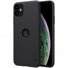 Appe iPhone 11 „Nillkin“ Frosted Shield Logo juodas plastikinis dėklas, nugarėlė