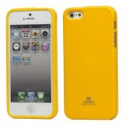 „Mercury“ Color kieto silikono (TPU) geltonas Apple iPhone SE (5, 5s) dėklas (dėkliukas)