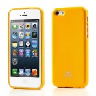 „Mercury“ Color kieto silikono (TPU) geltonas Apple iPhone 5C dėklas (dėkliukas)  / Priedai.lt