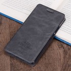 „Mofi“ Vintage serijos Asus Zenfone 3 5.5 (ZE552KL) juodas odinis atverčiamas dėklas