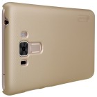 Asus Zenfone 3 Laser (ZC551KL) Nillkin Frosted Shield auksinis plastikinis dėklas + apsauginė ekrano plėvelė