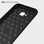 Asus Zenfone 4 Selfie Pro (ZD552KL) „Carbon“ kieto silikono TPU juodas dėklas - nugarėlė