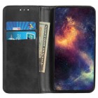 Asus Zenfone 9 (AI2202) „Split“ juodas odinis atverčiamas dėklas - knygutė