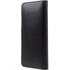 Solidi juoda odinė universali įmautė - piniginė (XL dydis)