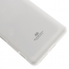 Sony Xperia XA Mercury baltas kieto silikono tpu dėklas - nugarėlė