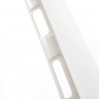 Sony Xperia Z5 Mercury baltas kieto silikono tpu dėklas - nugarėlė