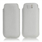 Balta odinė Apple iPhone SE (5, 5s) telefono įmautė
