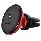 „Baseus“ Magnet Mount (360°) raudonas automobilinis telefono laikiklis (į vėdinimo groteles)
