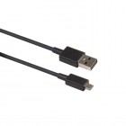 BlackBerry micro usb juodas laidas 1,2 m. (originalus)
