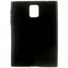 BlackBerry Passport kieto silikono TPU juodas dėklas - nugarėlė