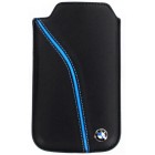 „BMW“ juoda odinė įmautė telefonui (L dydis - Apple iPhone 6)
