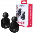 „Forever“ True Wireless Earbuds TWE-100 bevielės juodos ausinės