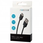 „Forever“ Type-C USB juodas laidas 1 m. (originalus)