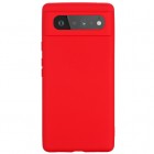 Google Pixel 6 Shell kieto silikono (TPU) dėklas raudonas - nugarėlė