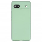 Google Pixel 6A Shell kieto silikono (TPU) dėklas žalias - nugarėlė
