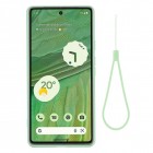 Google Pixel 7A Shell kieto silikono (TPU) dėklas žalias - nugarėlė