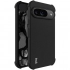 Google Pixel 9 (9 Pro) Imak sustiprintos apsaugos kieto silikono TPU juodas dėklas - nugarėlė