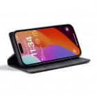 Google Pixel 9 Pro XL CaseMe Retro solidus atverčiamas juodas odinis dėklas - knygutė
