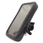 „Handlebar“ universalus juodas telefono dėklas dviračiui (XXL)