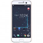 HTC 10 (Lifestyle) Nillkin Frosted Shield auksinis plastikinis dėklas + apsauginė ekrano plėvelė