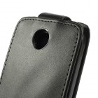 Atverčiamas HTC Desire 300 juodas dėklas