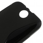 HTC Desire 310 kieto silikono (TPU) juodas dėklas