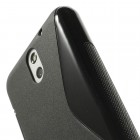 HTC Desire 610 kieto silikono TPU juodas dėklas - nugarėlė