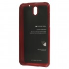HTC Desire 610 raudonas Mercury kieto silikono (TPU) dėklas