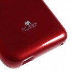 HTC Desire 620 raudonas Mercury kieto silikono (TPU) dėklas