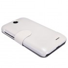 HTC Desire 310 baltas odinis atverčiamas Nillkin Fresh dėklas