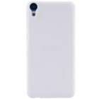 HTC Desire 820 Nillkin Frosted Shield baltas plastikinis dėklas + apsauginė ekrano plėvelė