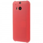 HTC One M8 (HTC One M8s) Smart Dot View atverčiamas raudonas dėklas - knygutė