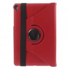 HTC Nexus 9 atverčiamas, sukamas 360 laipsnių, raudonas odinis dėklas - stovas