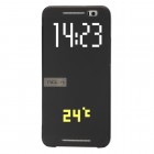 HTC One E8 Rock Bose juodas atverčiamas dėklas