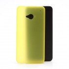 Ploniausias pasaulyje HTC One M7 geltonas dėklas
