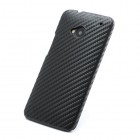 „Karboninis“ HTC One M7 juodas dėklas